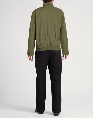Man Jacket Military green Size M Cotton, Elastane