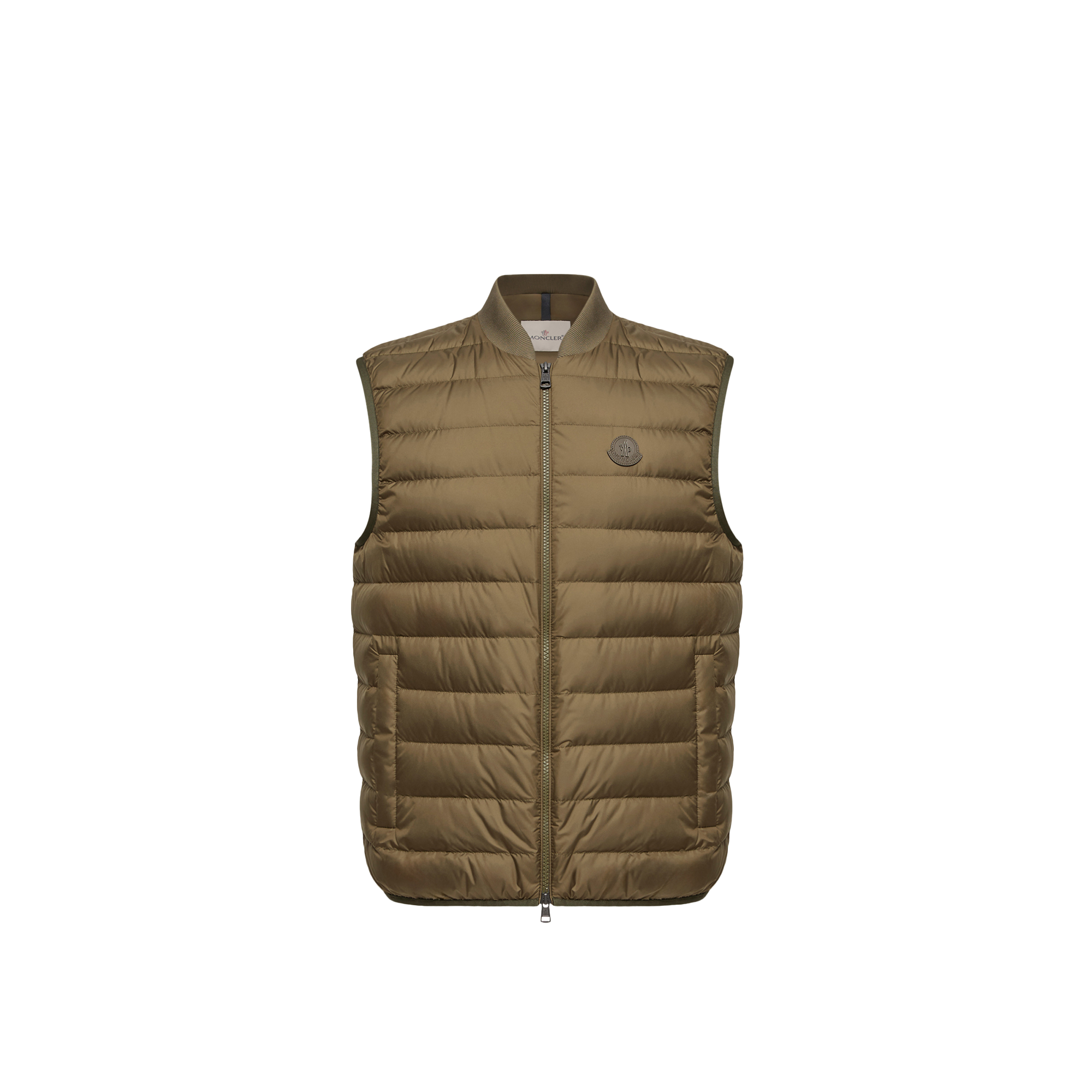 Down Vest — Khaki