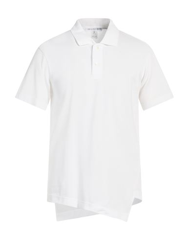 Comme Des Garçons Shirt Man Polo shirt White Size L Cotton