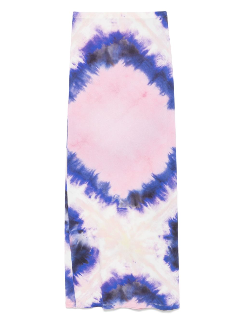 Rabanne tie-dye maxi skirt - Blue