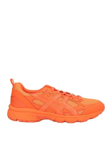Comme Des Garçons Shirt X Asics Man Sneakers Orange Size 10 Textile fibers