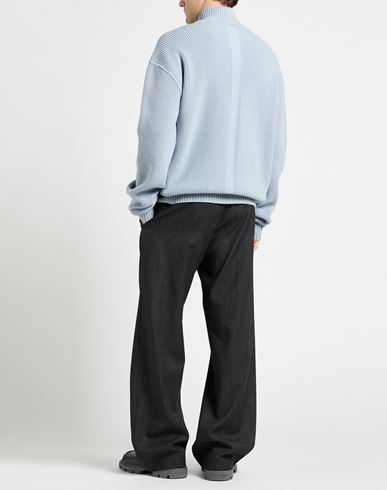 Man Turtleneck Sky blue Size M Virgin Wool