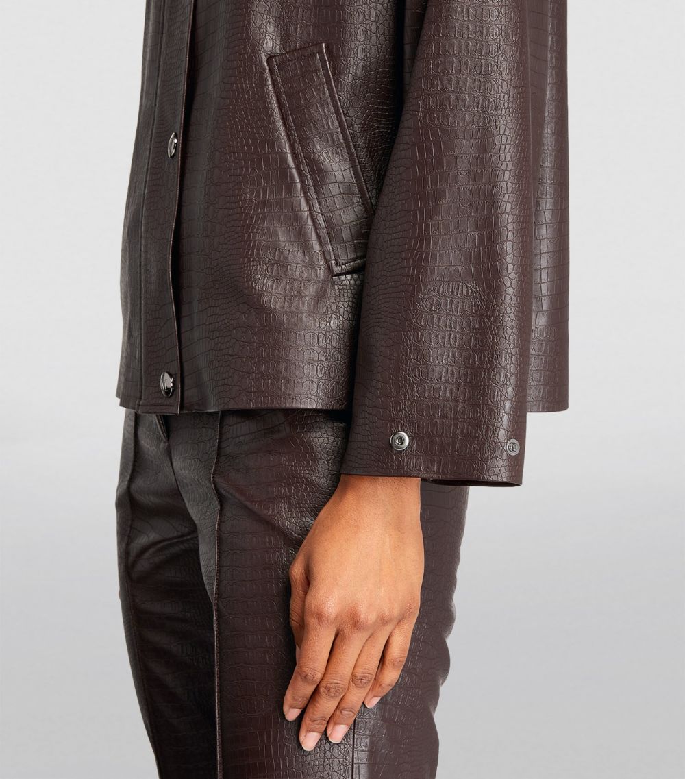 Faux Leather Nepal Jacket