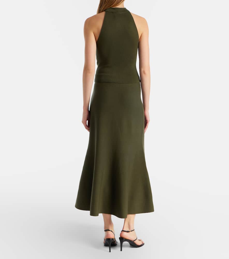 Renlen halterneck wool top