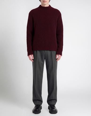 Man Sweater Garnet Size S Acrylic, Alpaca wool, Polyamide, Wool