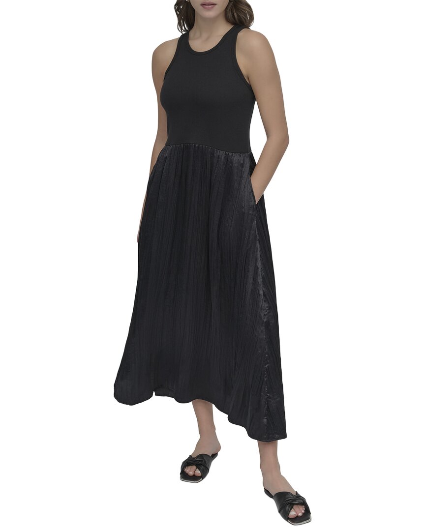 Mix Media Midi Dress