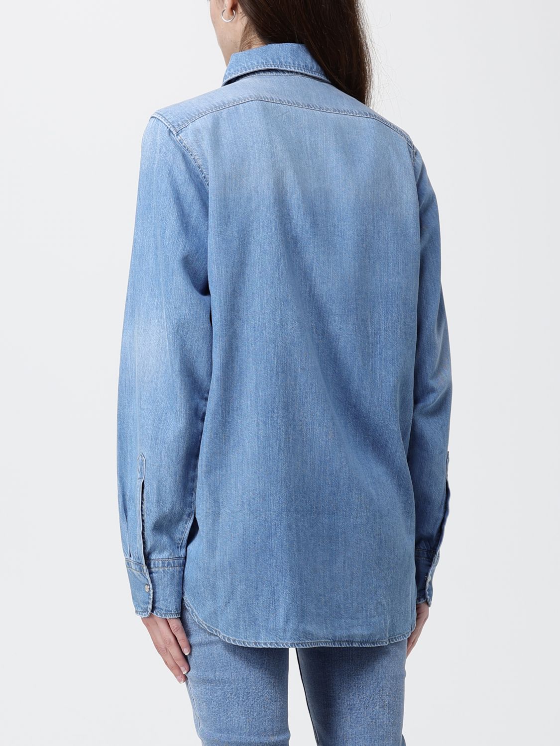 Shirt Woman color Denim