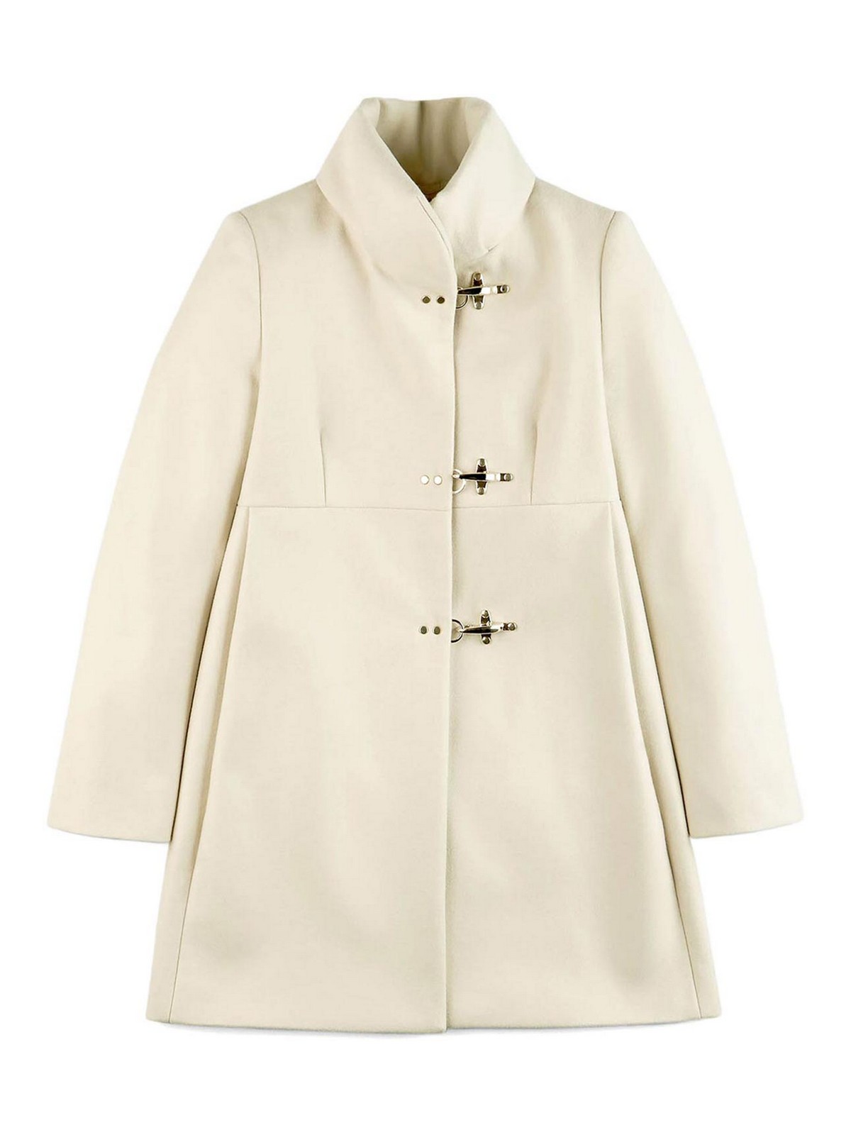 Virgin coat in soft wool