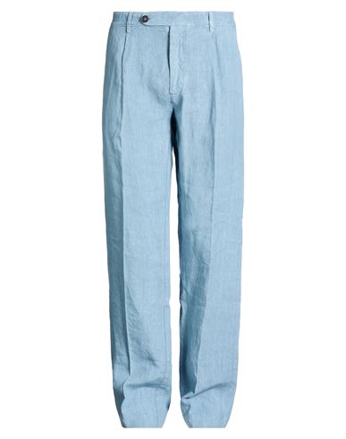 Man Pants Sky blue Size 36 Linen
