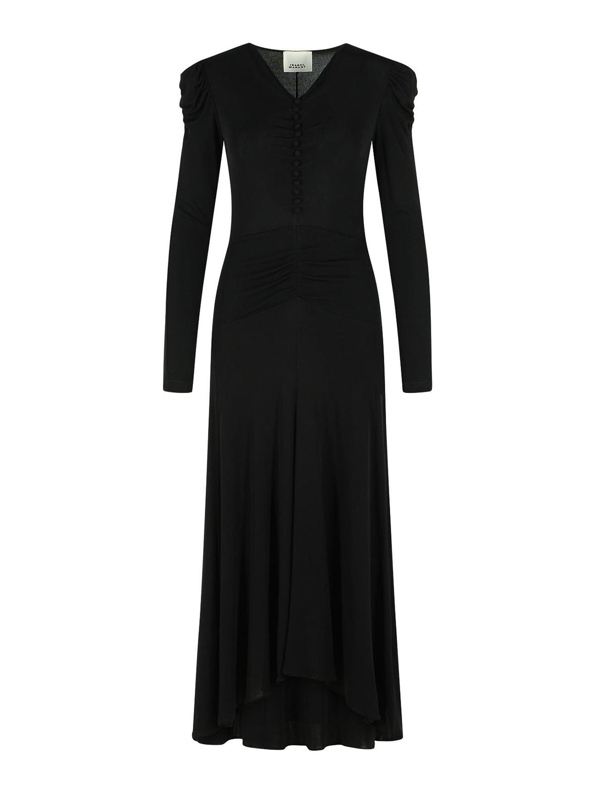 Nejma Black Viscose Dress