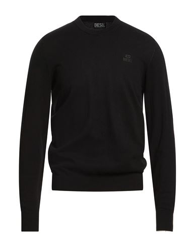 Man Sweater Black Size L Cotton