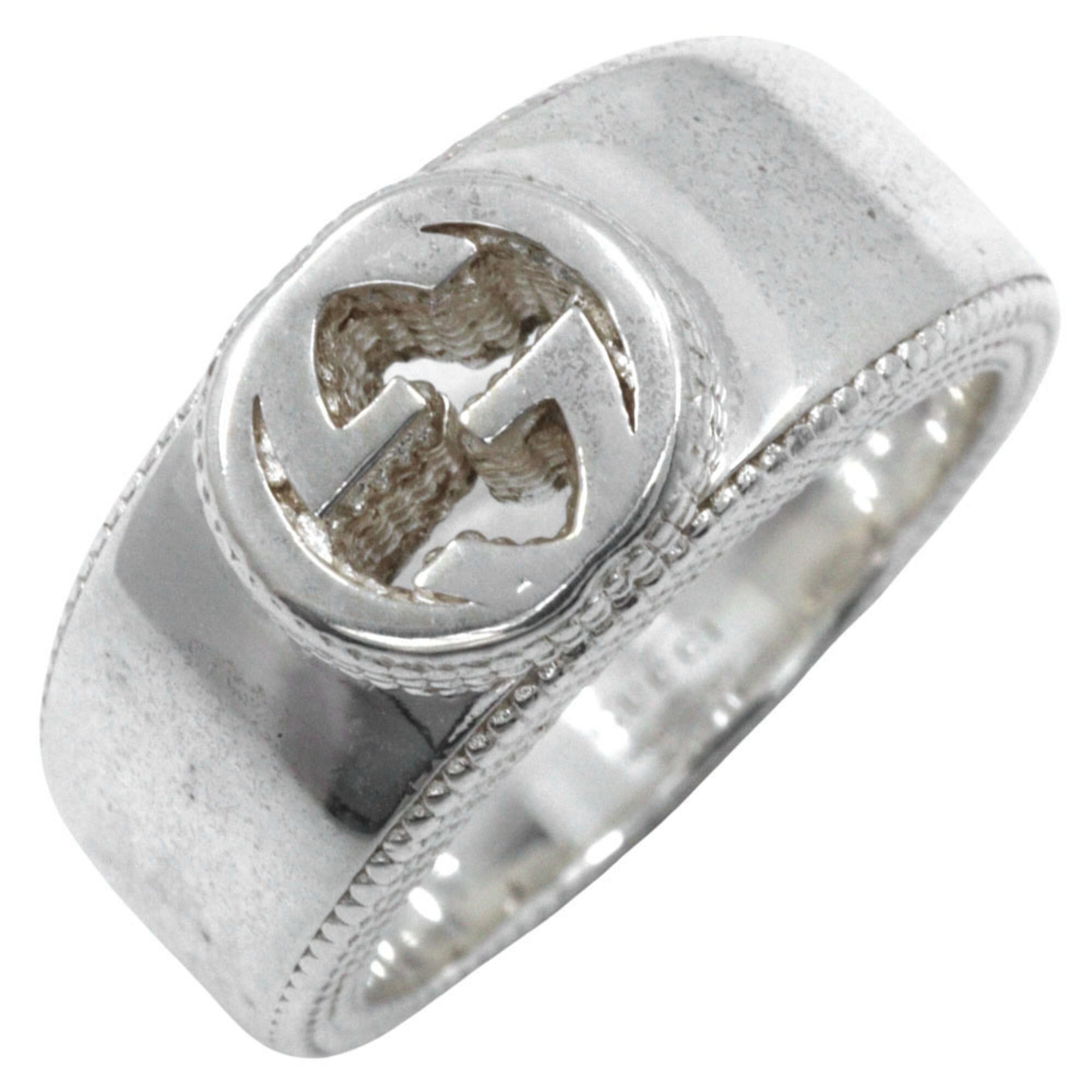 Gucci Silver 925 Band Ring Pre-Owned