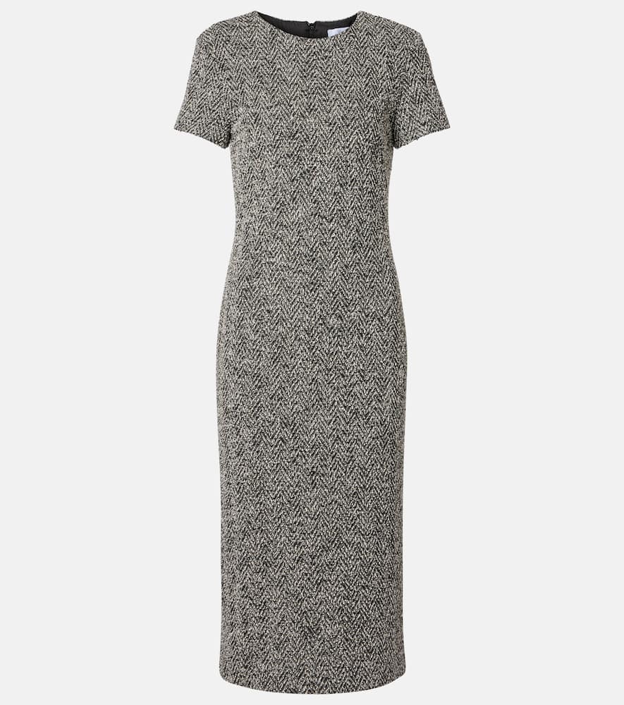 Giugno cotton and wool-blend midi dress