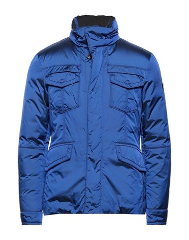 Man Puffer Blue Size M Polyamide