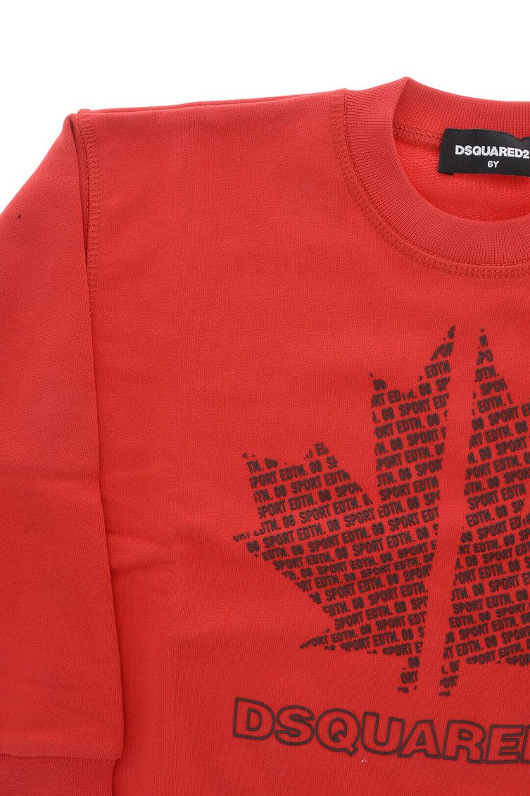 Boys Red Logo Sweatshirt