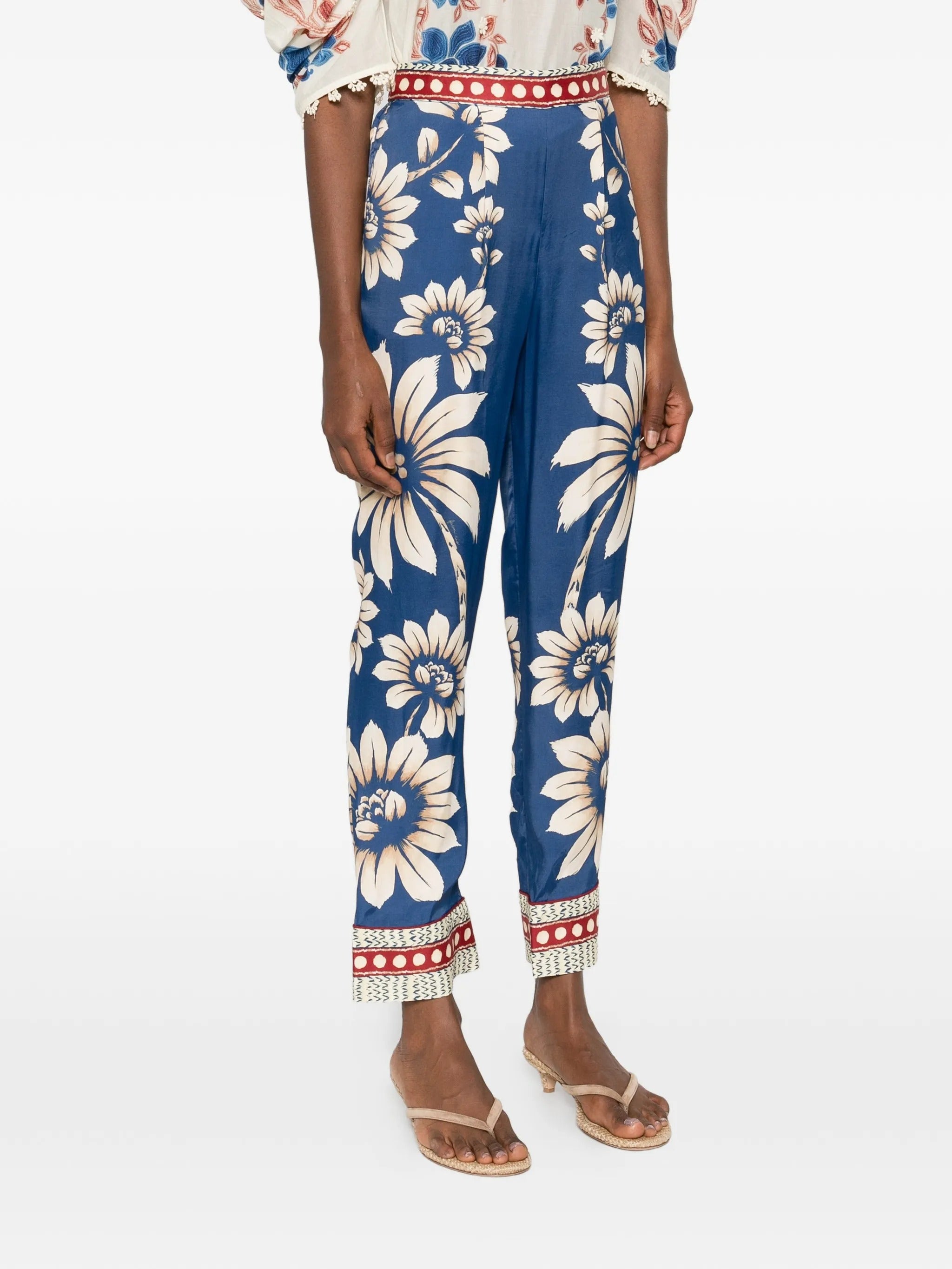 Farm Rio Luna Blue Pajama Pant