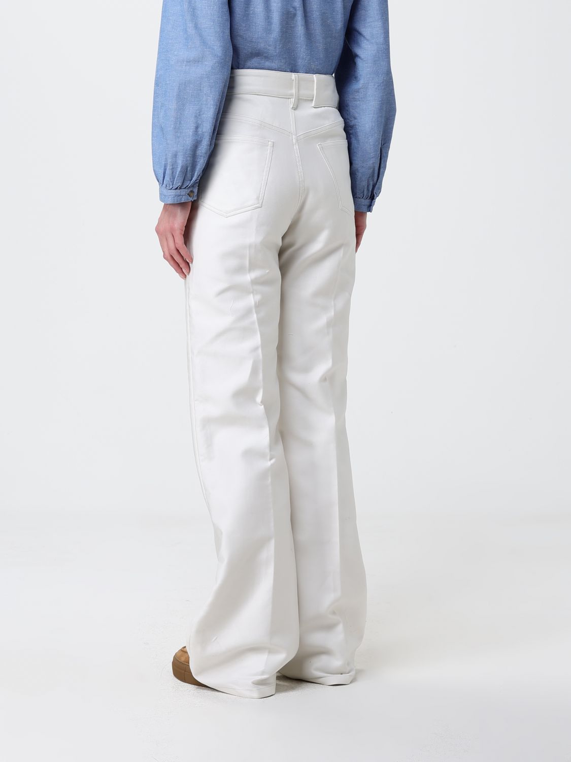 A. P.C. Jeans Woman color White