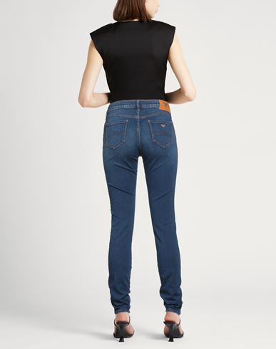 Woman Jeans Blue Size 27 Cotton, Lyocell, Elastomultiester, Elastane