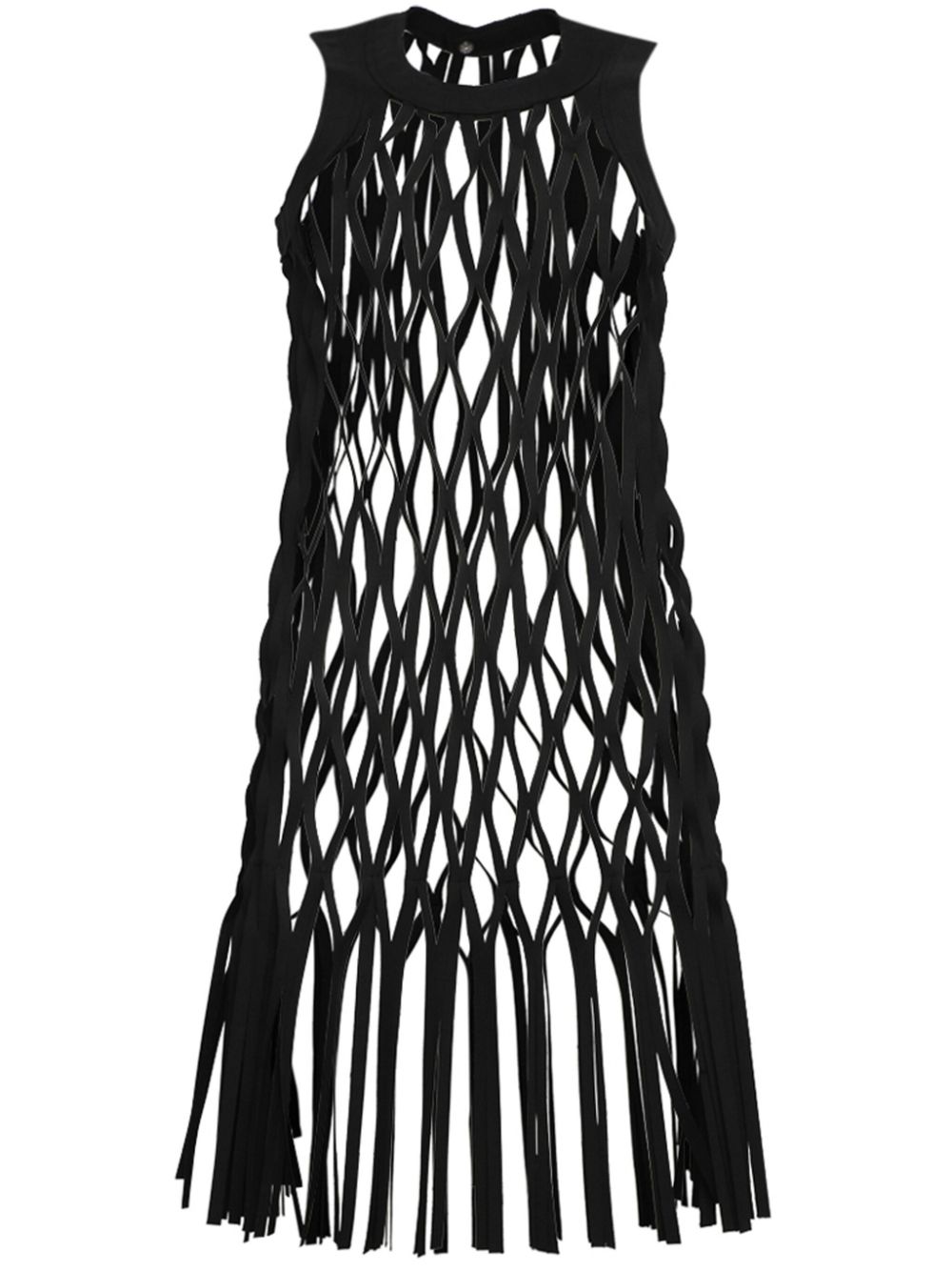 Layered midi dress - Black