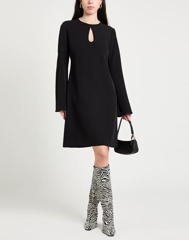 P. a.r. o.s. h. Woman Midi dress Black Size M Polyester, Elastane