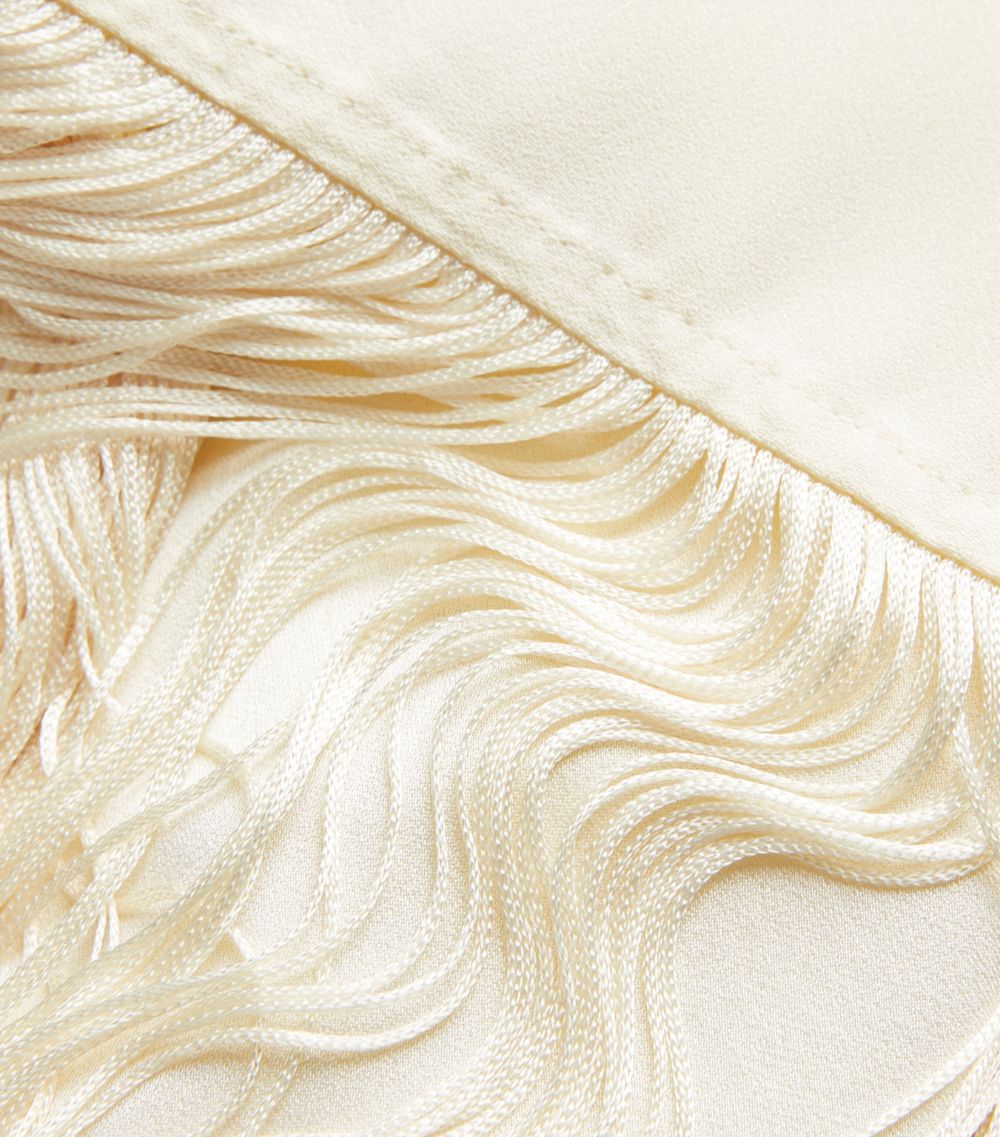 Fringed Mrs Ross Kaftan Dress