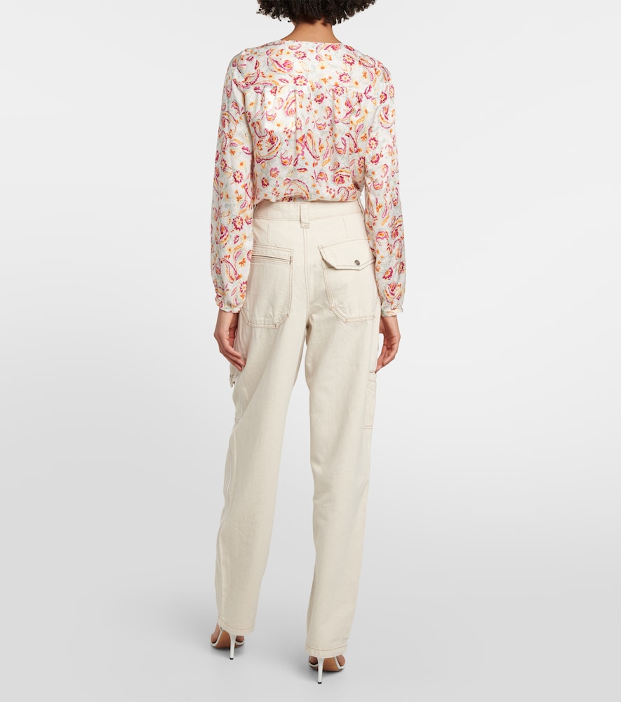Paciane wide-leg cargo jeans
