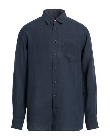 Man Shirt Midnight blue Size M Linen