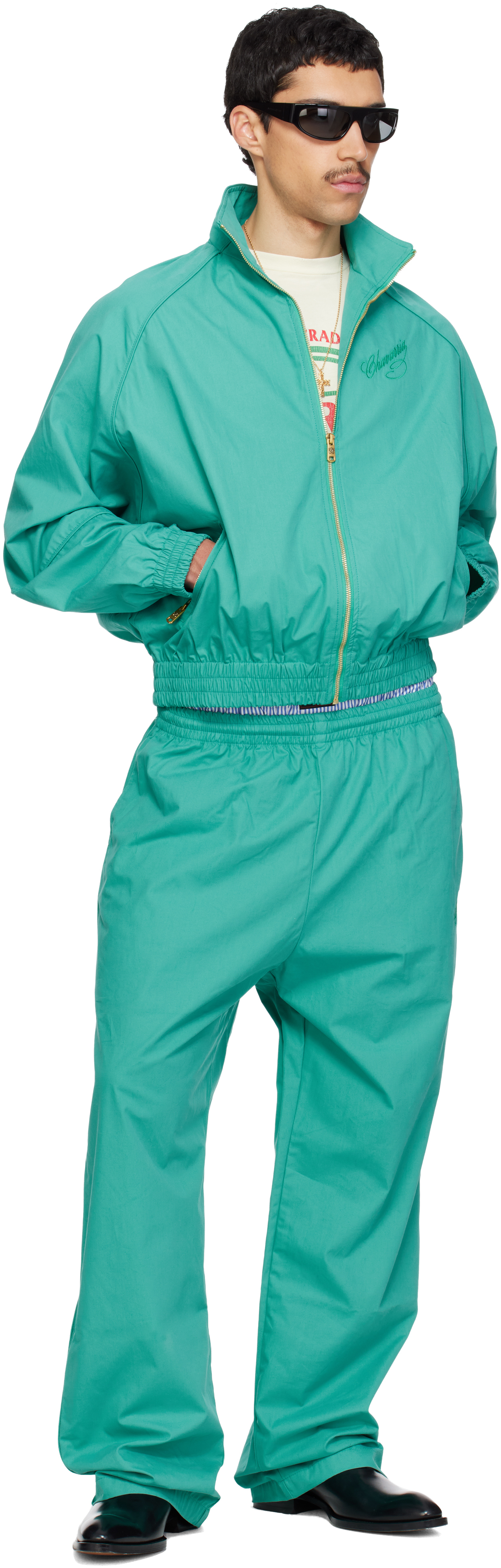 Blue Ruff Rider Track Pants