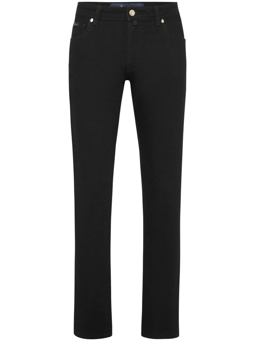 Logo-patch jeans - Black
