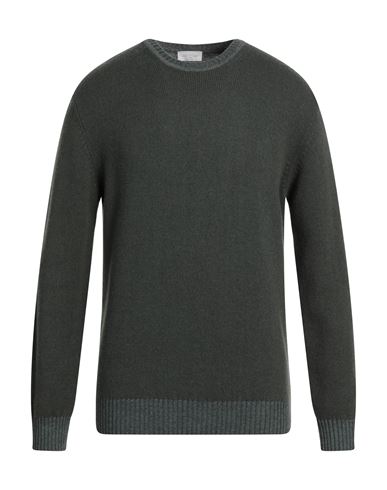 Man Sweater Dark green Size S Wool, Cashmere, Viscose, Polyamide