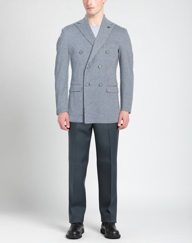 Man Blazer Midnight blue Size 38 Polyester, Cotton, Elastane