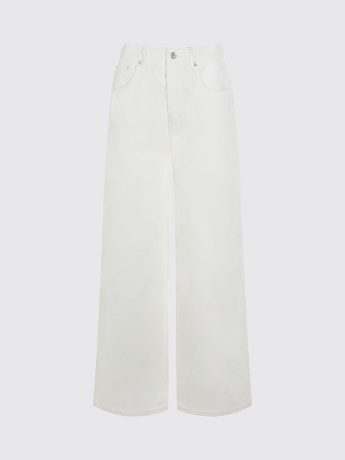 Jeans Woman color Beige