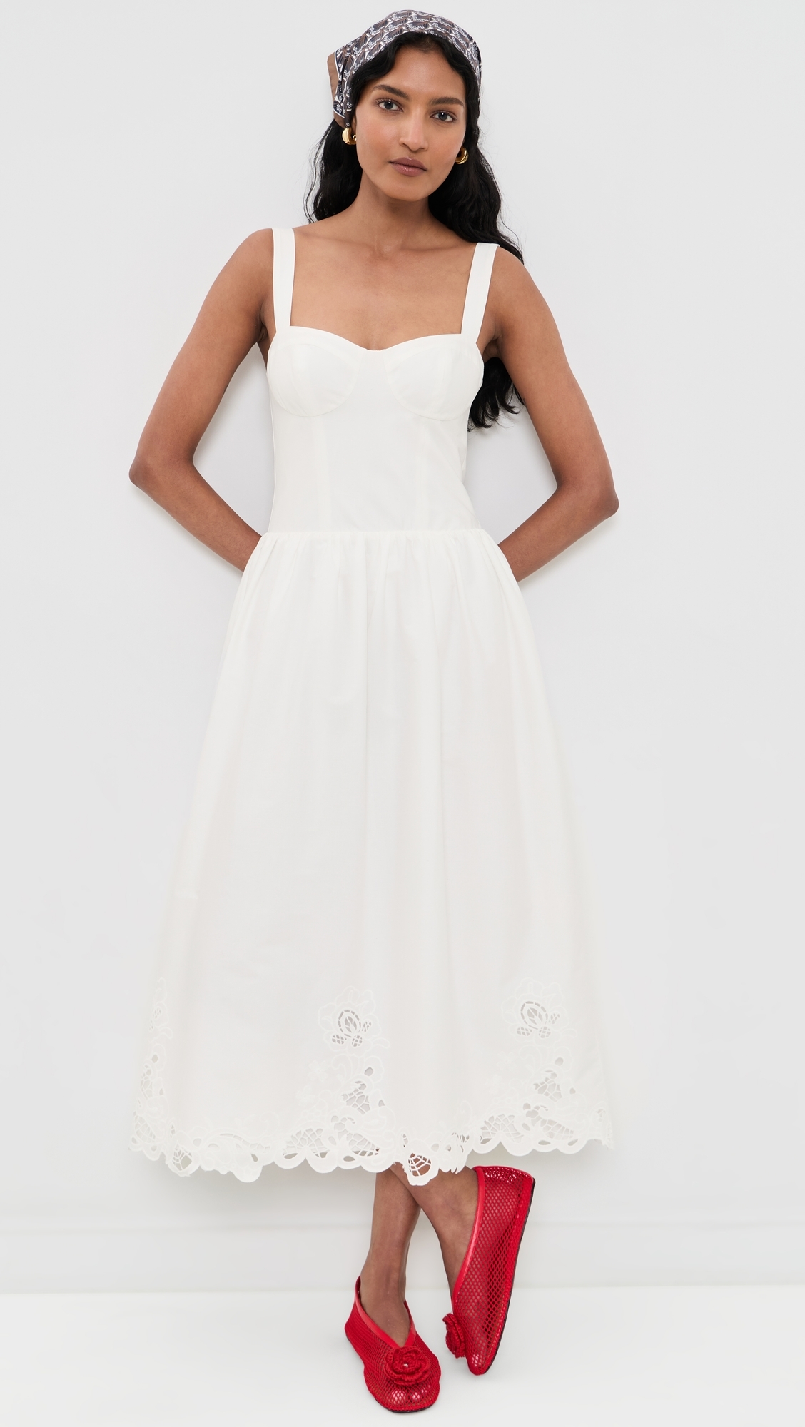 Somerset Midi Dress Ivory