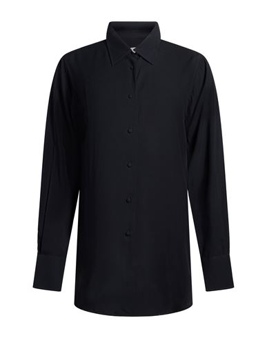 Woman Shirt Midnight blue Size 10 Viscose