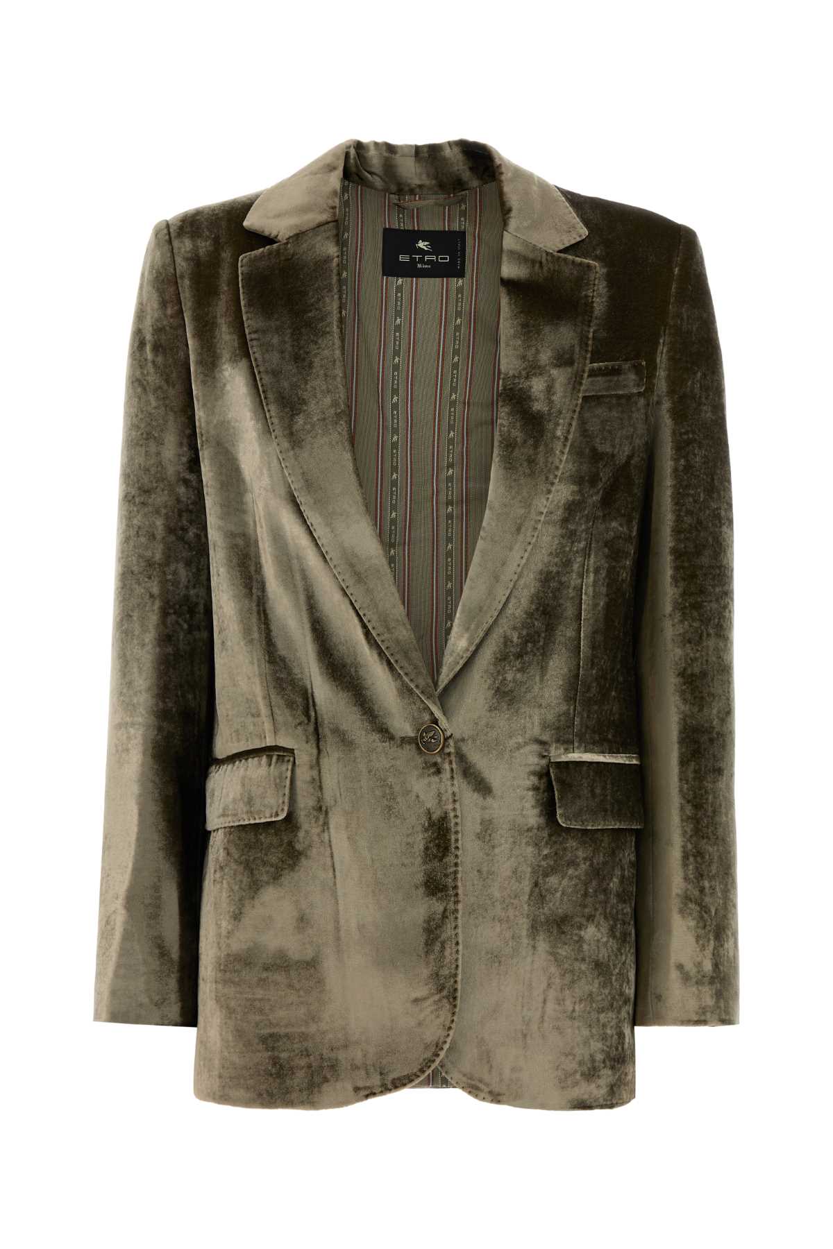 Velvet Blazer — Green