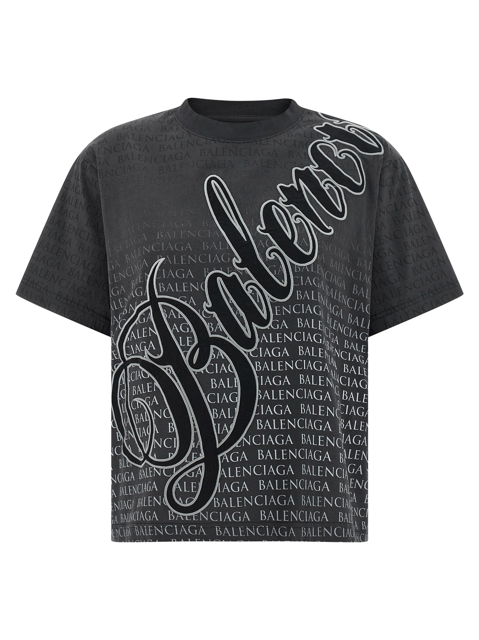 Logo-Print Cotton T-Shirt — Black