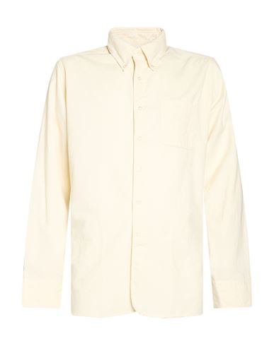 Man Shirt Cream Size L Cotton