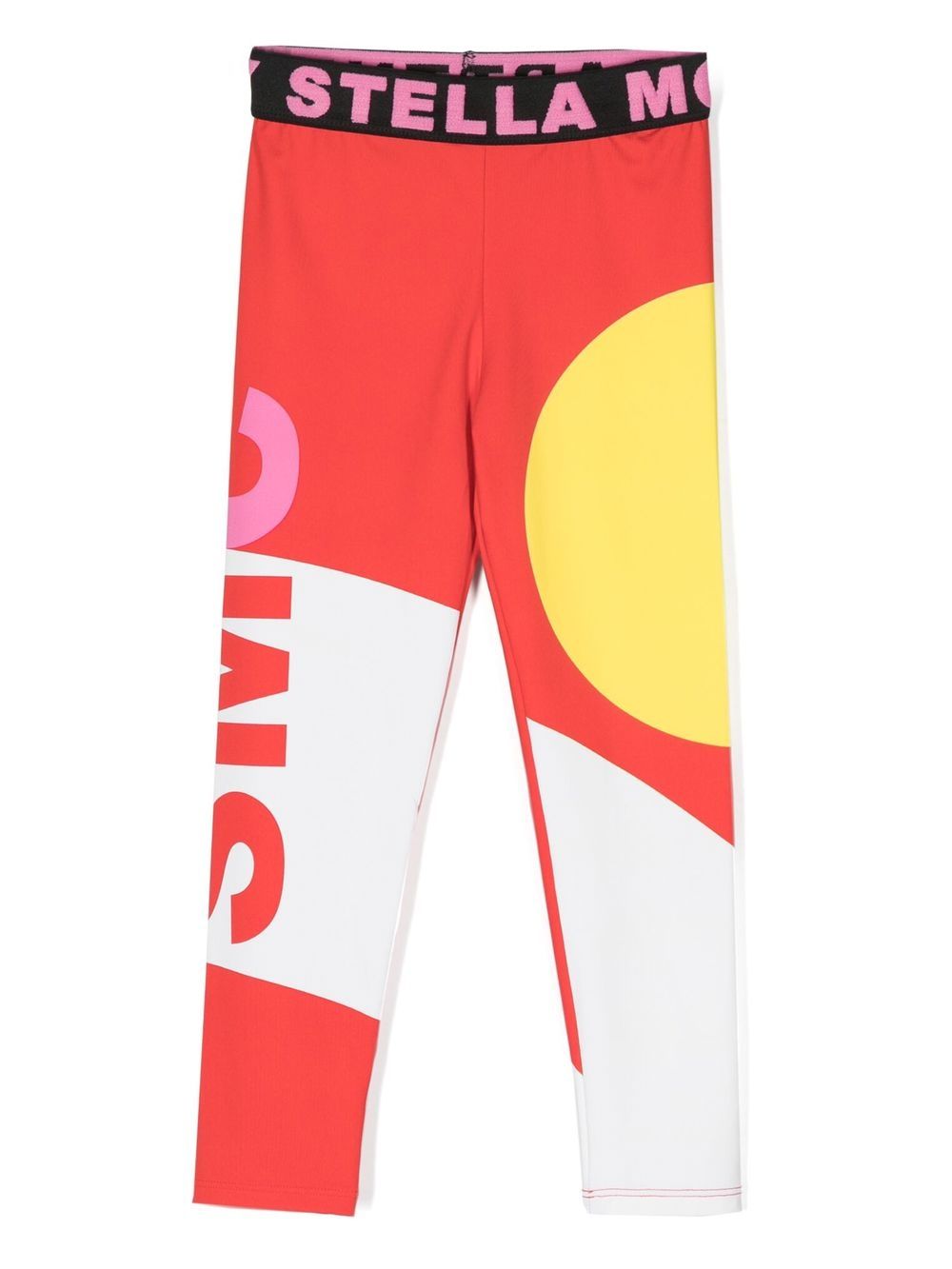 Logo-waistband track pants - Red