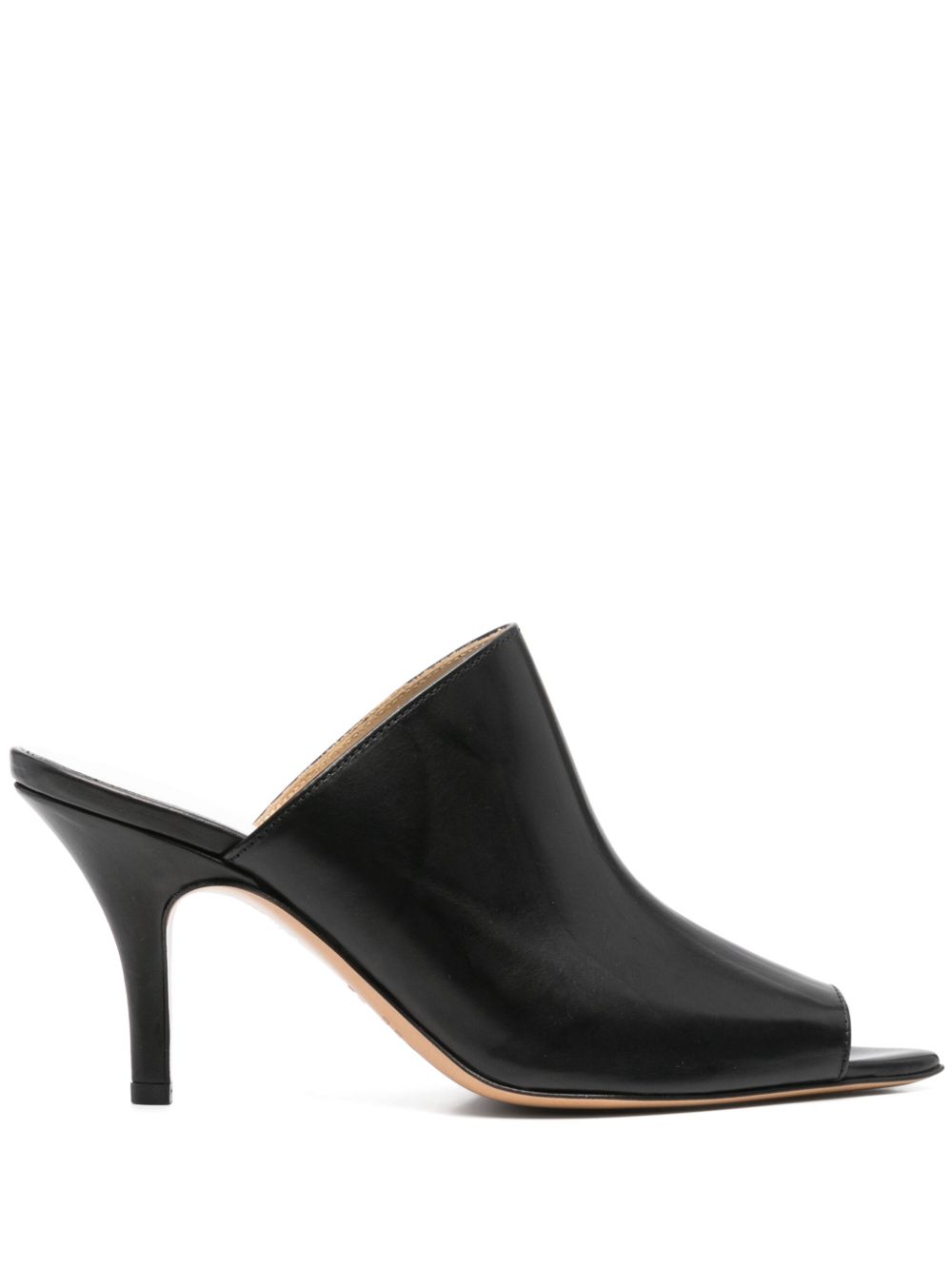 MM6 Maison Margiela 80mm leather mules - Black