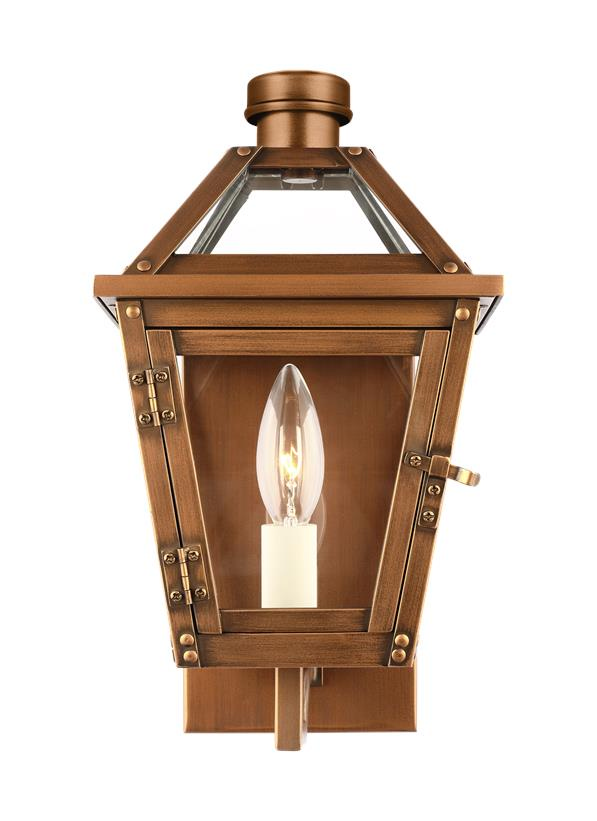 Visual Comfort Studio Hyannis Outdoor Wall Light in Natural Copper by Chapman & Myer
