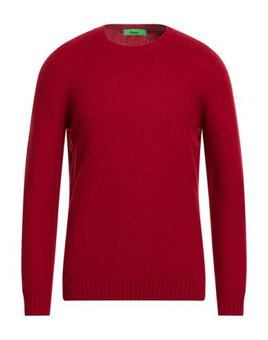 Man Sweater Brick Size 42 Lambswool