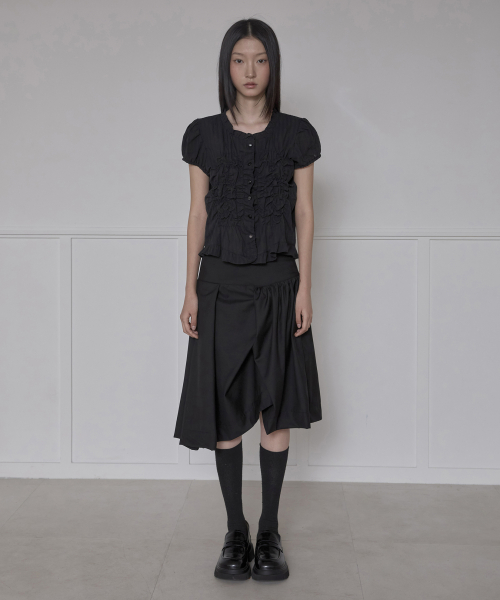 Saya Frill Puff Blouse