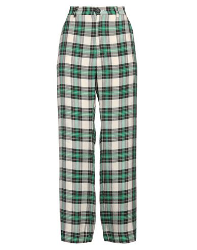 Woman Pants Green Size 00 Linen, Viscose