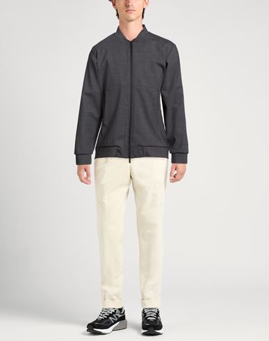 Man Jacket Charcoal Size L Wool, Polyamide, Elastane