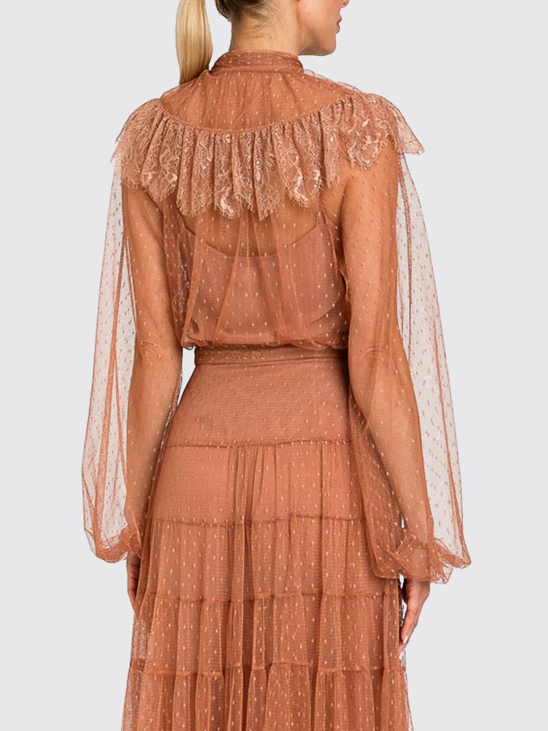 Top Woman color Brick Red
