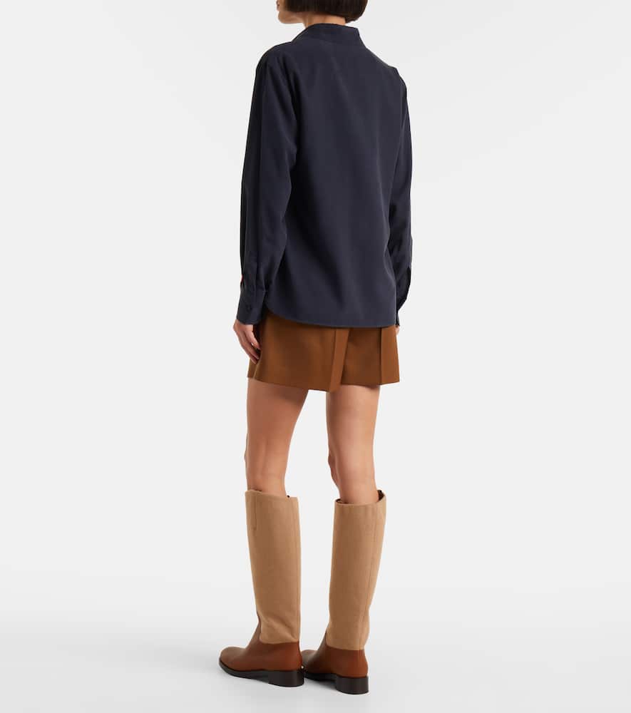 Mirko silk crêpe blouse