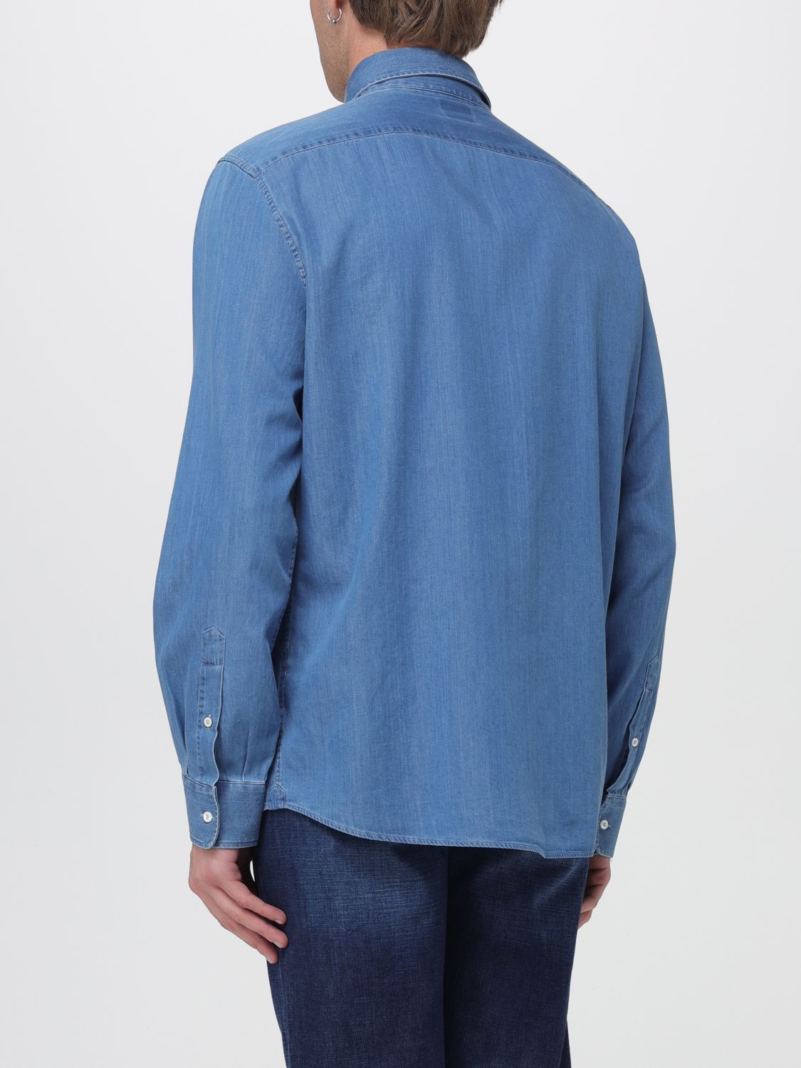 Shirt Men color Stone Bleached