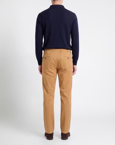 L. b.m. 1911 Man Pants Camel Size 34 Cotton, Linen, Elastane