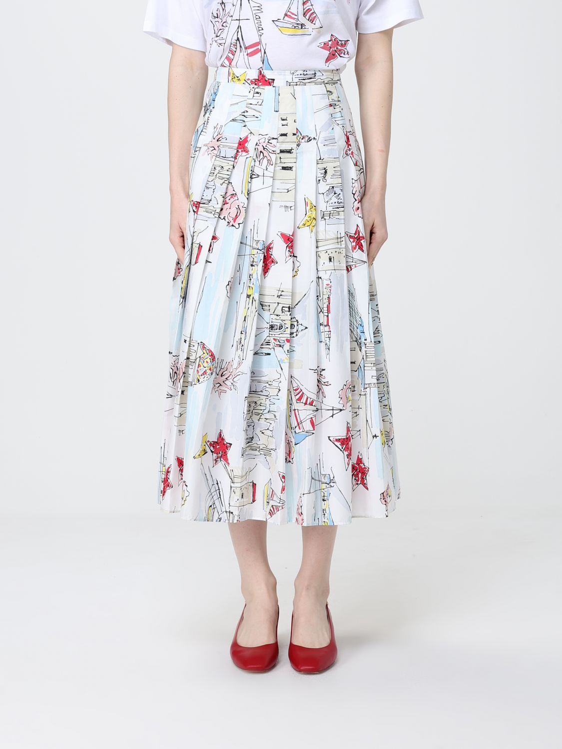 Skirt Woman color White