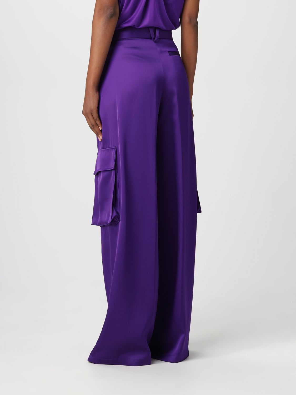 Pants Woman color Violet